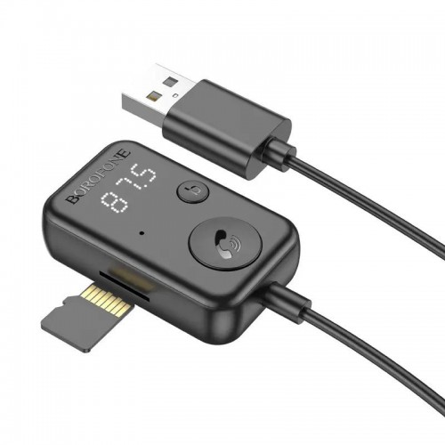 Bluetooth аудио ресивер Borofone BC49 June (USB-A) Black