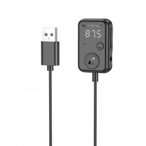 Bluetooth аудио ресивер Borofone BC49 June (USB-A) Black