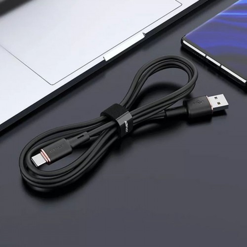 Дата кабель Acefast C2-04 USB to Type-C 3A (1.2m) Black