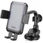 Автодержатель Hoco H27 Rock push-type (center console) Black / Gray