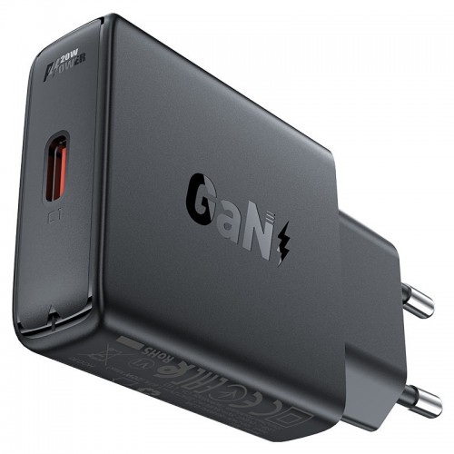 СЗУ Acefast A65 PD20W GaN (USB-C) Black
