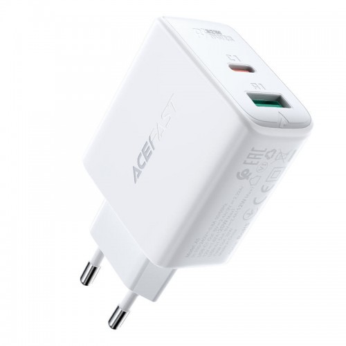 СЗУ Acefast A5 PD32W+QC3.0 (1USB-A/1C) White