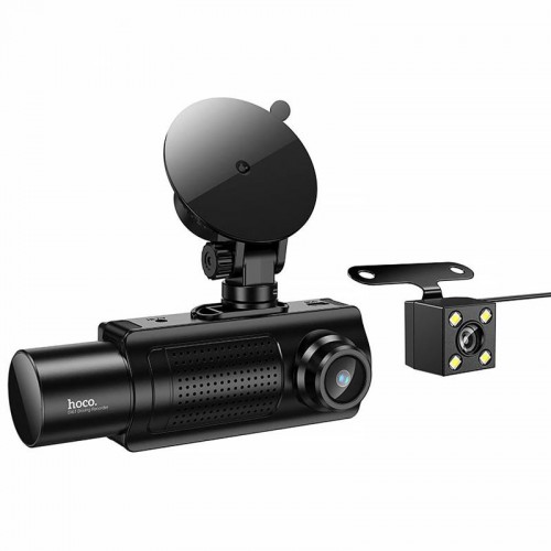 Відеореєстратор Hoco DI61 3.16-inch display with rear camera (1280+720P) Black