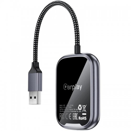 Адаптер Acefast QC1 car wireless CarPlay Gray