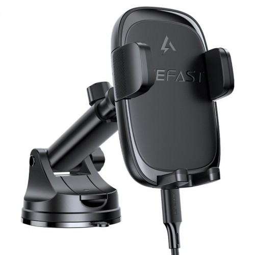 Автодержатель с БЗУ Acefast D49 Wireless Charging 15W Black