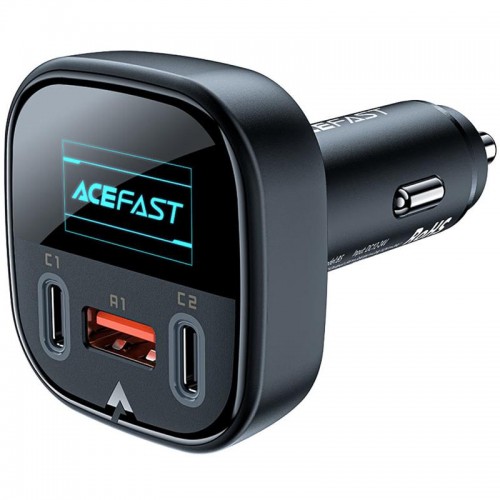 АЗП Acefast B5 PD36W+QC4.0 total 101W (1USB-A/2C) Black