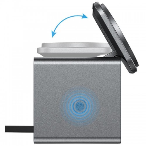 БЗП Acefast E34 desktop 3in1 15W Gray