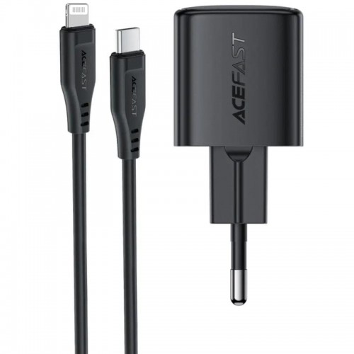 МЗП Acefast A118 PD30W GaN (1USB-C) + кабель Type-C to Lightning Black