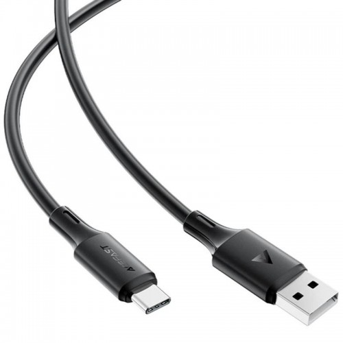 Дата кабель Acefast C17-04 USB to Type-C 3A (1.2m) Black