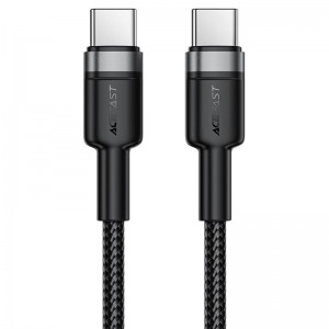 Дата кабель Acefast C22-03 Type-C to Type-C 60W (1.2m) Black