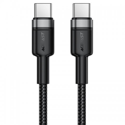 Дата кабель Acefast C22-03 Type-C to Type-C 60W (1.2m) Black
