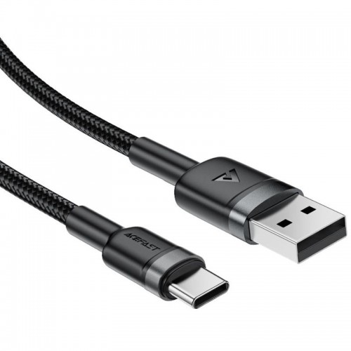 Дата кабель Acefast C22-04 USB to Type-C 60W (1.2m) Black