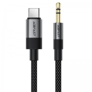 Аудио кабель Aux Acefast J11 (Type-C to AUX 3.5mm plug) (1m) Black