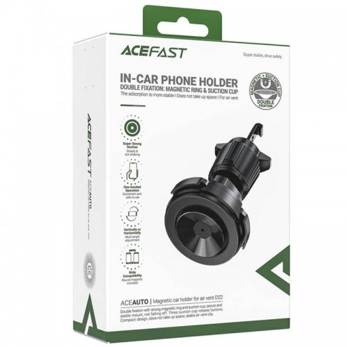 Автотримач Acefast D22 Black