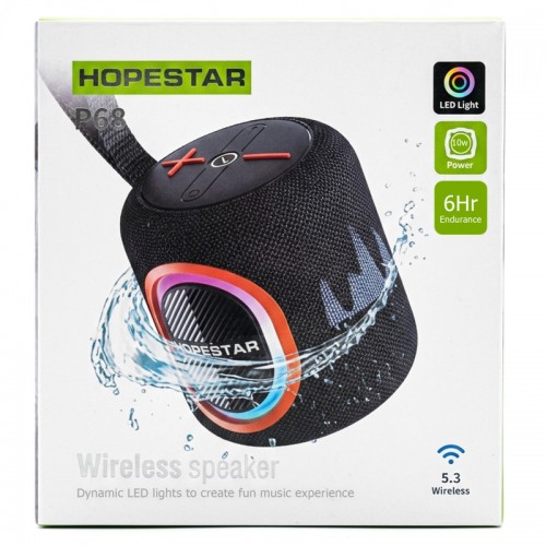 Bluetooth колонка Hopestar P68 10W Black