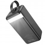 Повербанк Hoco Element J123C 22.5W+PD20W с фонариком 60000 mAh Black