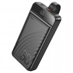 Повербанк Hoco J123B 30000mAh 22.5W с фонариком Black