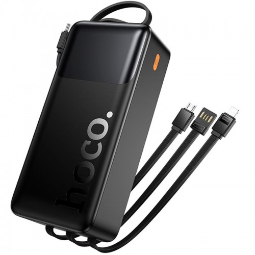 Портативное ЗУ Power Bank Hoco J156B Founder 22.5W+PD20W with four cables 30000 mAh Black