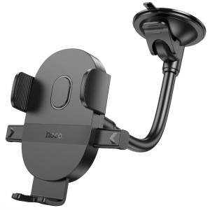 Автотримач Hoco H20 Mighty one-button (windshield) Black