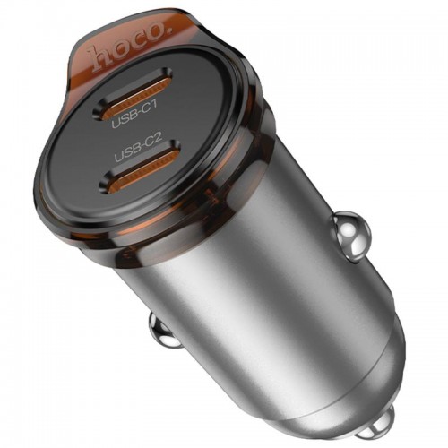 АЗУ Hoco NZ16B Rigorous PD45W (2USB-C) Metal grey
