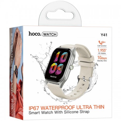 Смарт-часы Hoco Y41 Smart sports watch (call version) Silver
