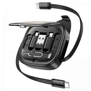 Дата кабель Hoco U140 with cable set 5in1 60W (0.95m) Black