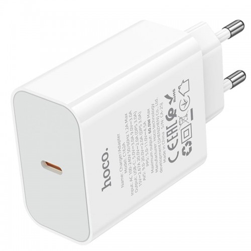 МЗП Hoco C162A Source PD40W (1USB-C) White