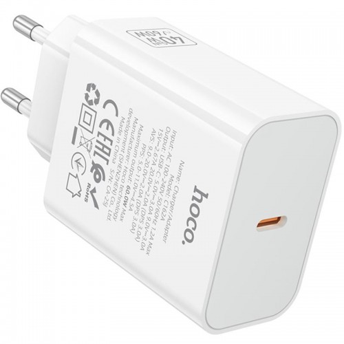 МЗП Hoco C162A Source PD40W (1USB-C) White