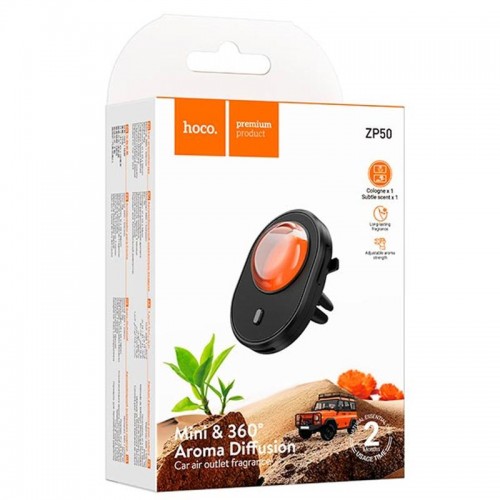 Ароматизатор у машину Hoco ZP50 Bright Black