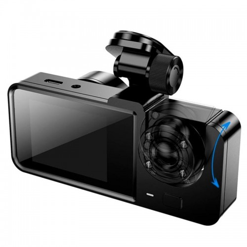 Відеореєстратор Hoco DI63 2-inch display with rear camera (480+480P) Black