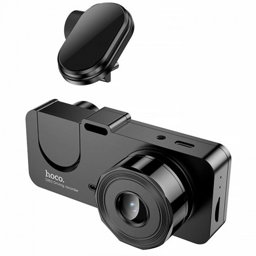Відеореєстратор Hoco DI63 2-inch display with rear camera (480+480P) Black