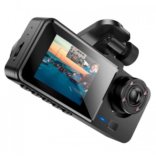 Відеореєстратор Hoco DI63 2-inch display with rear camera (480+480P) Black