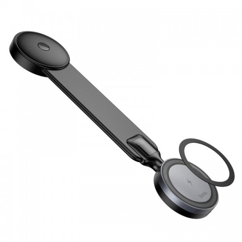 Автотримач з БЗП Hoco HW29 Magnetic Wireless Charging 15W Black