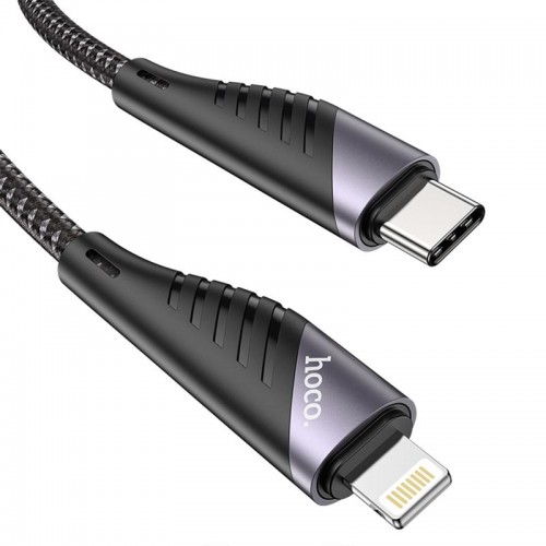 Дата кабель Hoco U95 Freeway 4in1 USB/Type-C to Type-C/Lightning 60W (1.2m) Black