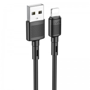 Дата кабель Hoco X83 Victory USB to Lightning (1m) Black
