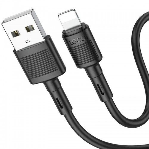 Дата кабель Hoco X83 Victory USB to Lightning (1m) Black