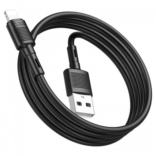Дата кабель Hoco X83 Victory USB to Lightning (1m) Black