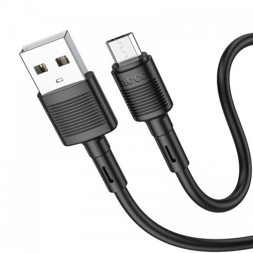 Дата кабель Hoco X83 Victory USB to MicroUSB (1m) Black