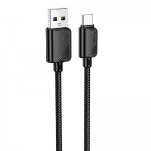 Дата кабель Hoco X113 Beneficio USB to Type-C (1m) Black