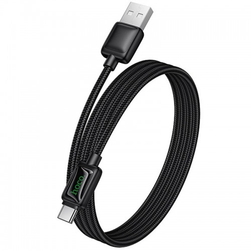 Дата кабель Hoco U146 Mundo USB to Type-C 36W (1.2m) Black