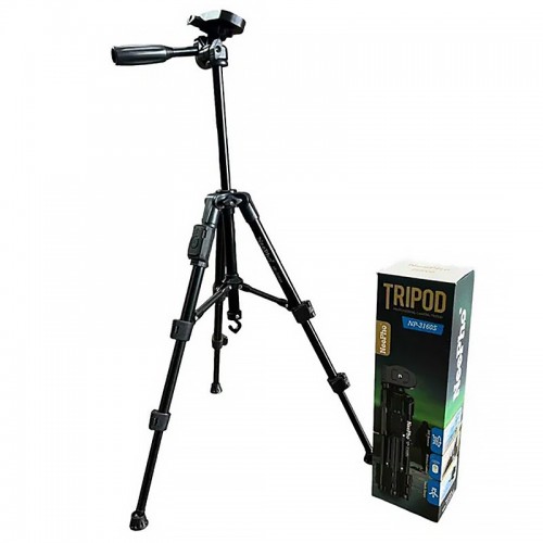 Штатив NeePho NP-3160S для зйомки 30-68.5см з тримачем+пульт Black