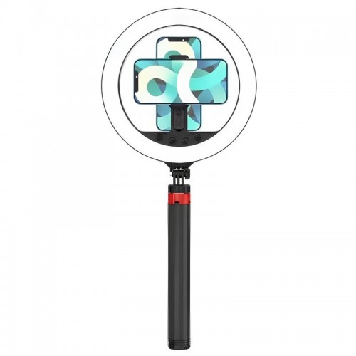 Кільцева світлодіодна LED лампа Neepho L15" + stand Black