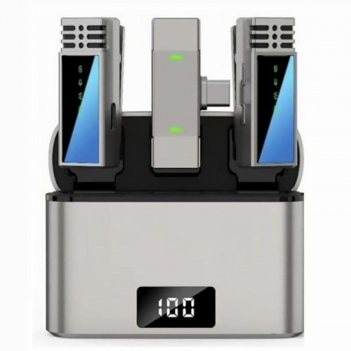 Петличний бездротовий мікрофон Jmary MW-15 Type-C Black