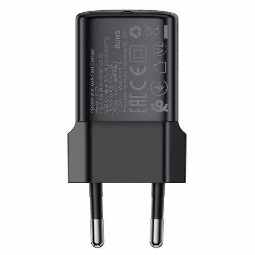 СЗУ Acefast A117 mini PD20W GaN (1USB-C) Black