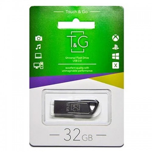 Флеш-накопитель T&G 114 Metal Series USB 3.0 — 32GB Чорний