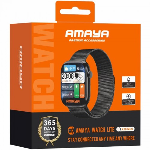 Смарт-годинник Amaya X10 Mini Smart sports watch (call version) Black