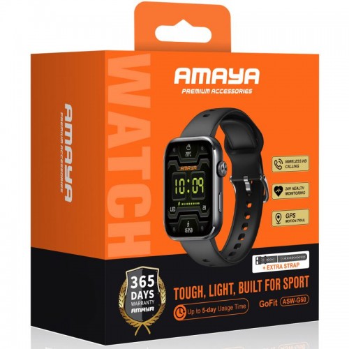 Смарт-часы Amaya ASW-G60 Smart sports watch (call version) Black