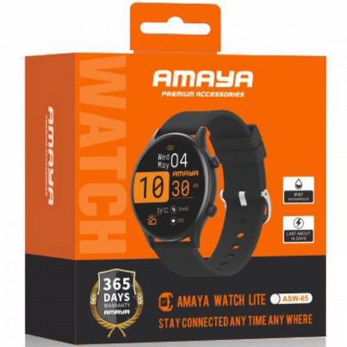 Смарт-годинник Amaya ASW-05 Smart sports watch (call version) Black