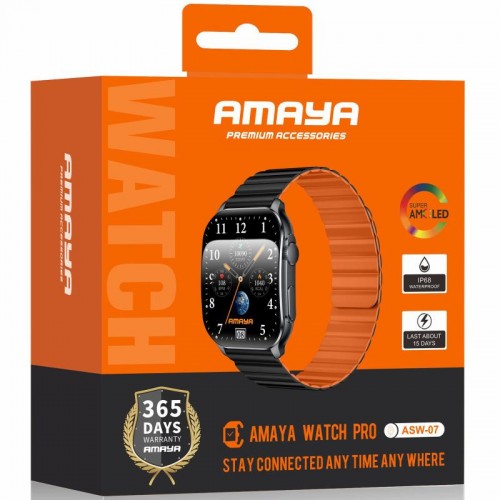 Смарт-часы Amaya ASW-07 Smart sports watch (call version) Black