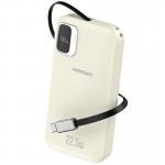 Повербанк Amaya F131 10000mAh 22.5W з кабелем Type-C Biege